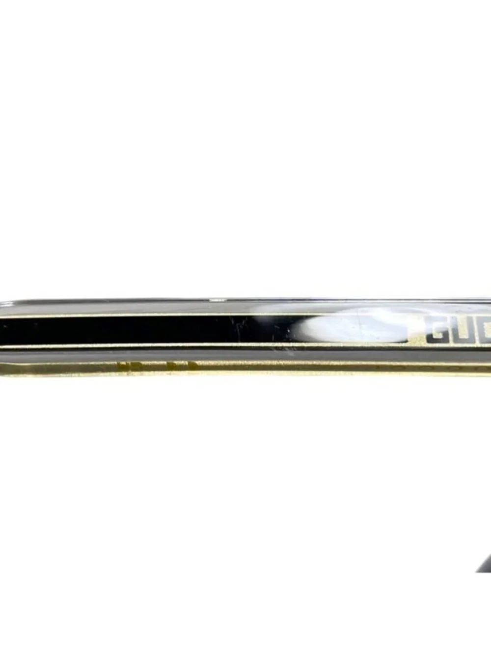 Gucci Sunglasses Frame Black Gold Golden Asian Fit Acetate Eyewear Side Logo